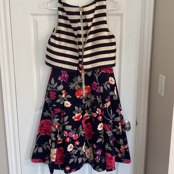 Moulinette Soeurs Striped Floral Dress - Picture 5 of 5